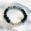Evolvegem "Shadow Balance" Labradorite Obsidian Smoky Quartz Bracelet