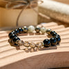 Evolvegem "Shadow Balance" Labradorite Obsidian Smoky Quartz Bracelet