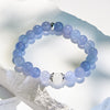 Evolvegem "Serene Sky" Blue Chalcedony Stress Relief Bracelet