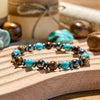 Evolvegem Turquoise Tiger Hematite Power Beads Bracelet