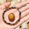 Evolvegem Hematite Tiger Eye Spirit Beads Bracelet