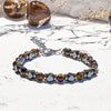 Evolvegem Tiger Eye Hematite Power Link Bracelet
