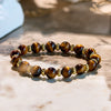 Evolvegem "Enigmatic Tiger Pulse" Golden Tiger Eye Bracelet