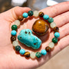 Evolvegem "Tranquil Earth" Tiger Eye Stone Turquoise Bracelet