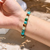 Evolvegem "Tranquil Earth" Tiger Eye Stone Turquoise Bracelet