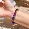 Evolvegem "Energized Harmony" Amethyst Tiger Eye Lapis Lazuli Bracelet