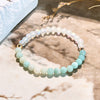 Evolvegem "Serenity Blossom" Amazonite Moonstone Bracelet