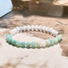 Evolvegem "Serenity Blossom" Amazonite Moonstone Bracelet