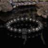 Evolvegem "Ironwood Requiem" Cube Lava Stone Gemstone Bracelet