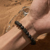 Evolvegem "Shadow Enigma" Cube Lava Stone Bracelet