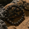 Evolvegem "Ironwood Requiem" Cube Lava Stone Gemstone Bracelet