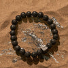 Evolvegem "Shadow Enigma" Cube Lava Stone Bracelet
