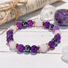 Evolvegem "Mystic Radiance" Amethyst Rose Quartz Hematite Bracelet