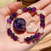 Evolvegem "Mystic Radiance" Amethyst Rose Quartz Hematite Bracelet