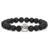 Evolvegem "Paw of Power" Natural Stone Dog Paw Charm Bracelet