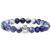 Evolvegem "Paw of Power" Natural Stone Dog Paw Charm Bracelet
