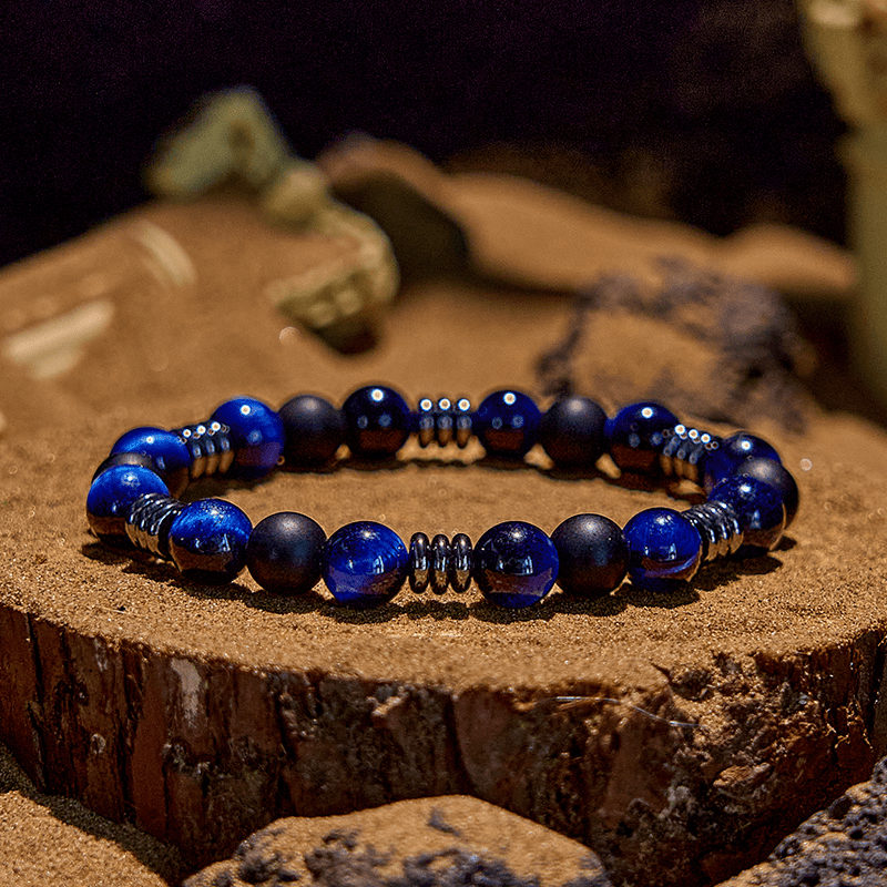 Evolvegem "Shadow Forged" Tiger Eye Hematite Bracelet