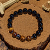 Evolvegem "Eclipse Ember" Hematite Tiger Eye Obsidian Bracelet
