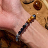 Evolvegem "Shadowflare" Hematite Tiger Eye Obsidian Bracelet