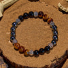 Evolvegem "Shadowflare" Hematite Tiger Eye Obsidian Bracelet