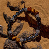 Evolvegem "Shadowflare" Hematite Tiger Eye Obsidian Bracelet