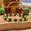 Evolvegem "Golden Serenity" Green Aventurine Tiger Eye Bracelet