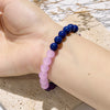 Evolvegem "Tranquil Waves" Amethyst Lepidolite Lapis Lazuli Fluorite Bracelet