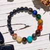 Evolvegem "Celestial Harmony" Cosmic Galaxy Chakra Stone Bracelet