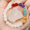 Evolvegem "Vortex Heartbeat" Clear Crystal Colored Gemstones Bracelet