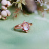 Evolvegem "Luna Bloom" Moonstone Pearl Ring