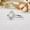 Evolvegem "Lunar Enchantress" Triple Goddess Opal Ring