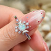 Evolvegem "Lunar Enchantress" Triple Goddess Opal Ring