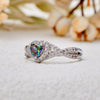 Evolvegem "Eternal Heart" Alexandrite Infinity Cross Ring