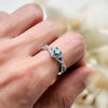 Evolvegem "Eternal Heart" Alexandrite Infinity Cross Ring