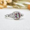 Evolvegem "Ethereal Aurora" Square Alexandrite Ring