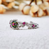 Evolvegem "Lunar Blossom" Alexandrite Branch Leaf Ring