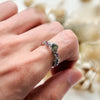 Evolvegem "Lunar Blossom" Alexandrite Branch Leaf Ring