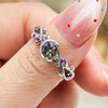 Evolvegem "Lunar Blossom" Alexandrite Branch Leaf Ring