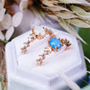 Evolvegem "Vernal Moon" Triple Goddess Opal Zircon Ring