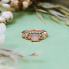 Evolvegem "Elysian Blossom" Opal Floral Ring