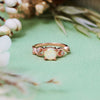 Evolvegem "Elysian Blossom" Opal Floral Ring