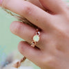 Evolvegem "Elysian Blossom" Opal Floral Ring