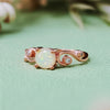 Evolvegem "Elysian Blossom" Opal Floral Ring