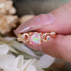 Evolvegem "Elysian Blossom" Opal Floral Ring