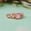 Evolvegem "Elysian Blossom" Opal Floral Ring