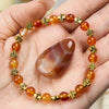 Evolvegem "Cruciform Devotion" Natural Agate Cross Bracelet