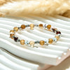 Evolvegem "Cruciform Devotion" Natural Agate Cross Bracelet