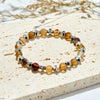 Evolvegem "Cruciform Devotion" Natural Agate Cross Bracelet