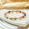 Evolvegem "Cruciform Devotion" Natural Agate Cross Bracelet