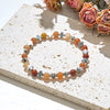 Evolvegem "Cruciform Devotion" Natural Agate Cross Bracelet